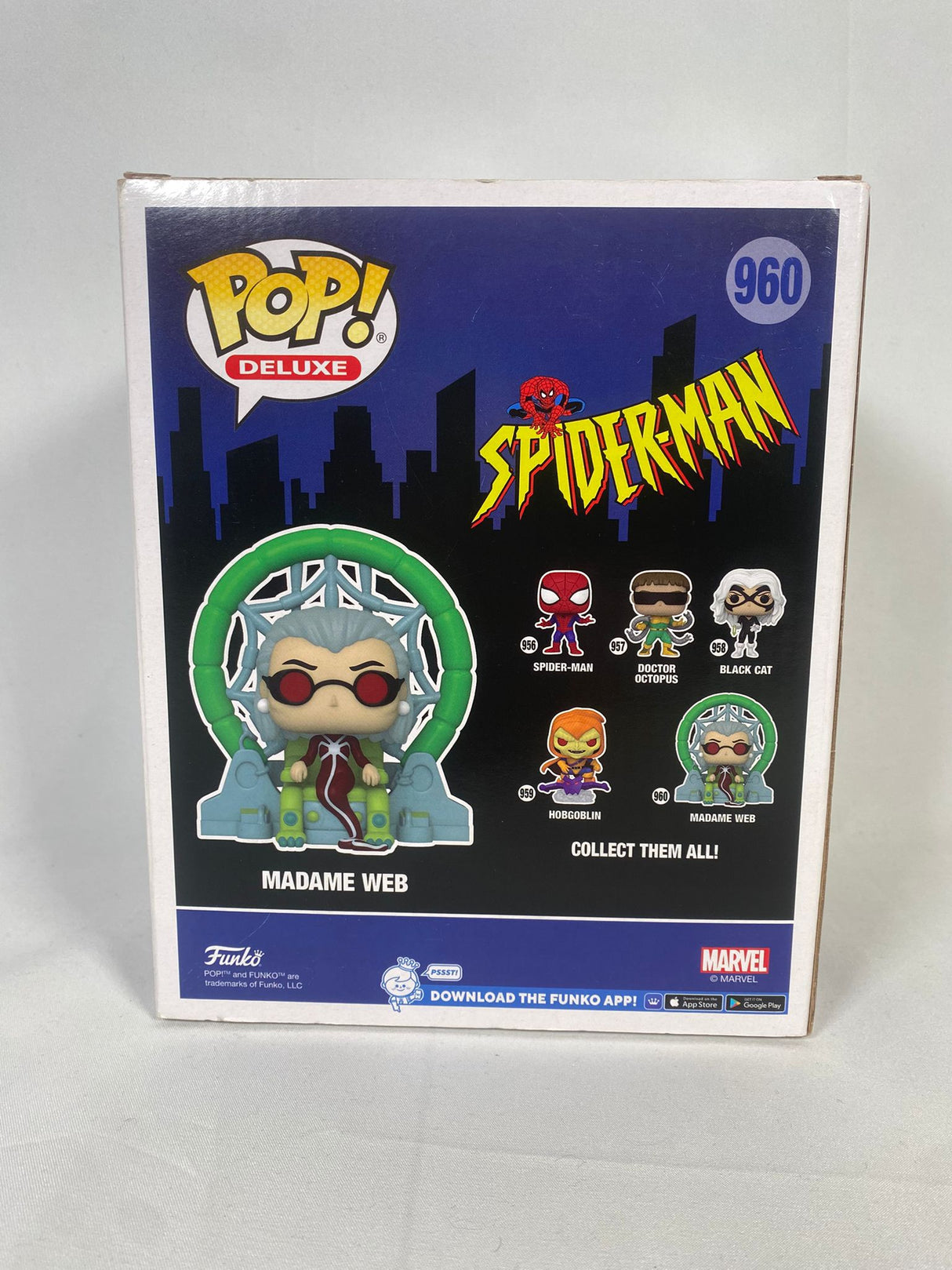 Marvel Spider-Man (1994 Animated Series) Madame Web Funko Pop! Deluxe Vinyl Figure #960