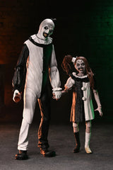 Terrifier 2 Art the Clown & Little Pale Girl NECA 7" Ultimate Action Figure 2-Pack