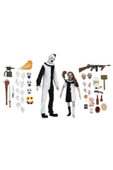 Terrifier 2 Art the Clown & Little Pale Girl NECA 7" Ultimate Action Figure 2-Pack