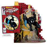 McFarlane MARVEL Spider-Man Symbiote Suit 1:6th Scale Collectible with Scene & Comic (Amazing Spider-Man #300)