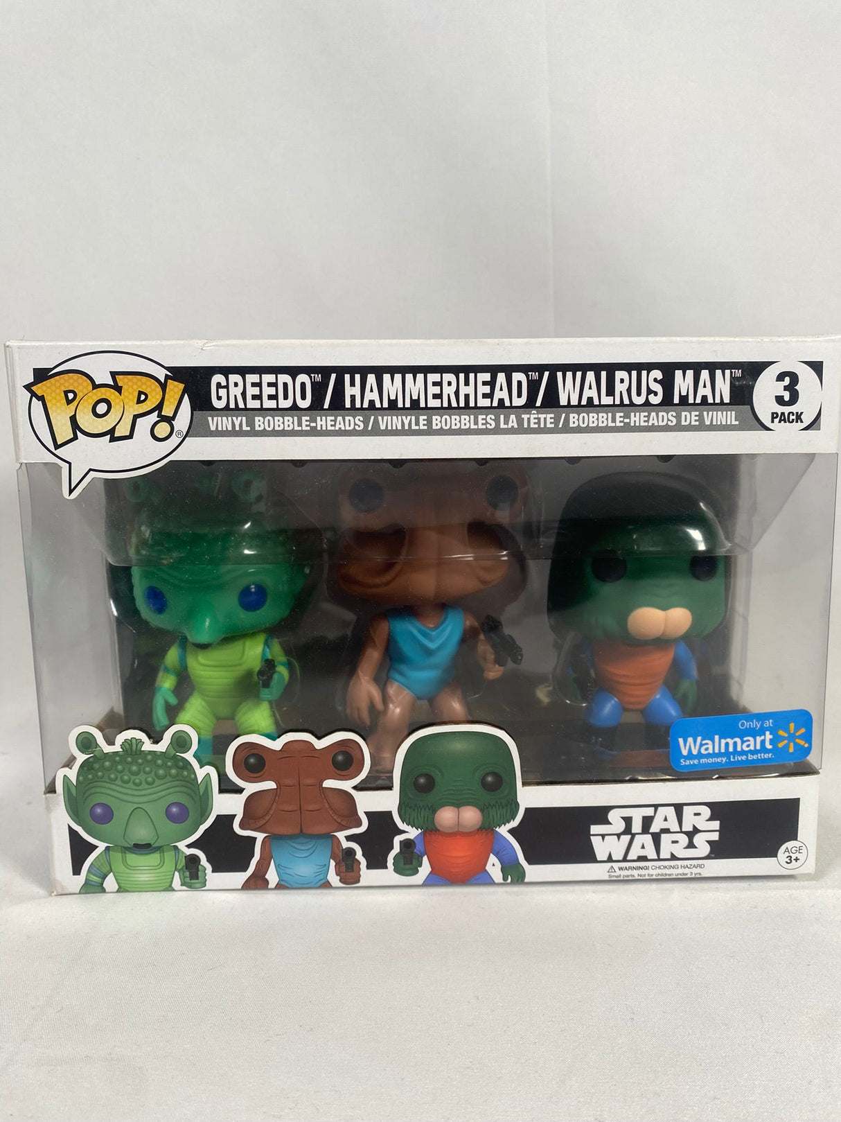 Greedo/ Hammerhead/ Walrus Man 3 Pack Funko Pop! Vinyl Figure