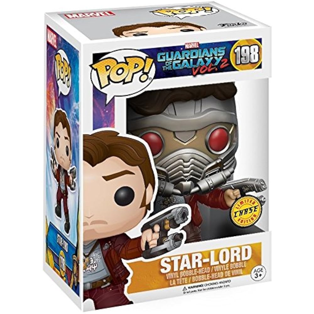 Marvel Guardians of the Galaxy Vol. 2 Star-Lord (Chase) Funko Pop! Vinyl Figure #198