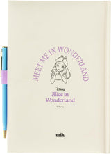 Disney Alice In Wonderland Premium A5 Notebook With Pen