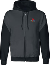 PlayStation Classic Logo Unisex Zip-Up Hoodie (Large)