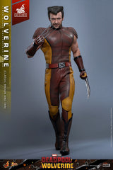 Marvel Deadpool & Wolverine Wolverine \hot Toy 1/6 Scale Classic Brown & Tan