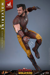 Marvel Deadpool & Wolverine Wolverine \hot Toy 1/6 Scale Classic Brown & Tan