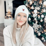 Stranger Things Hellfire Club White Beanie Hat