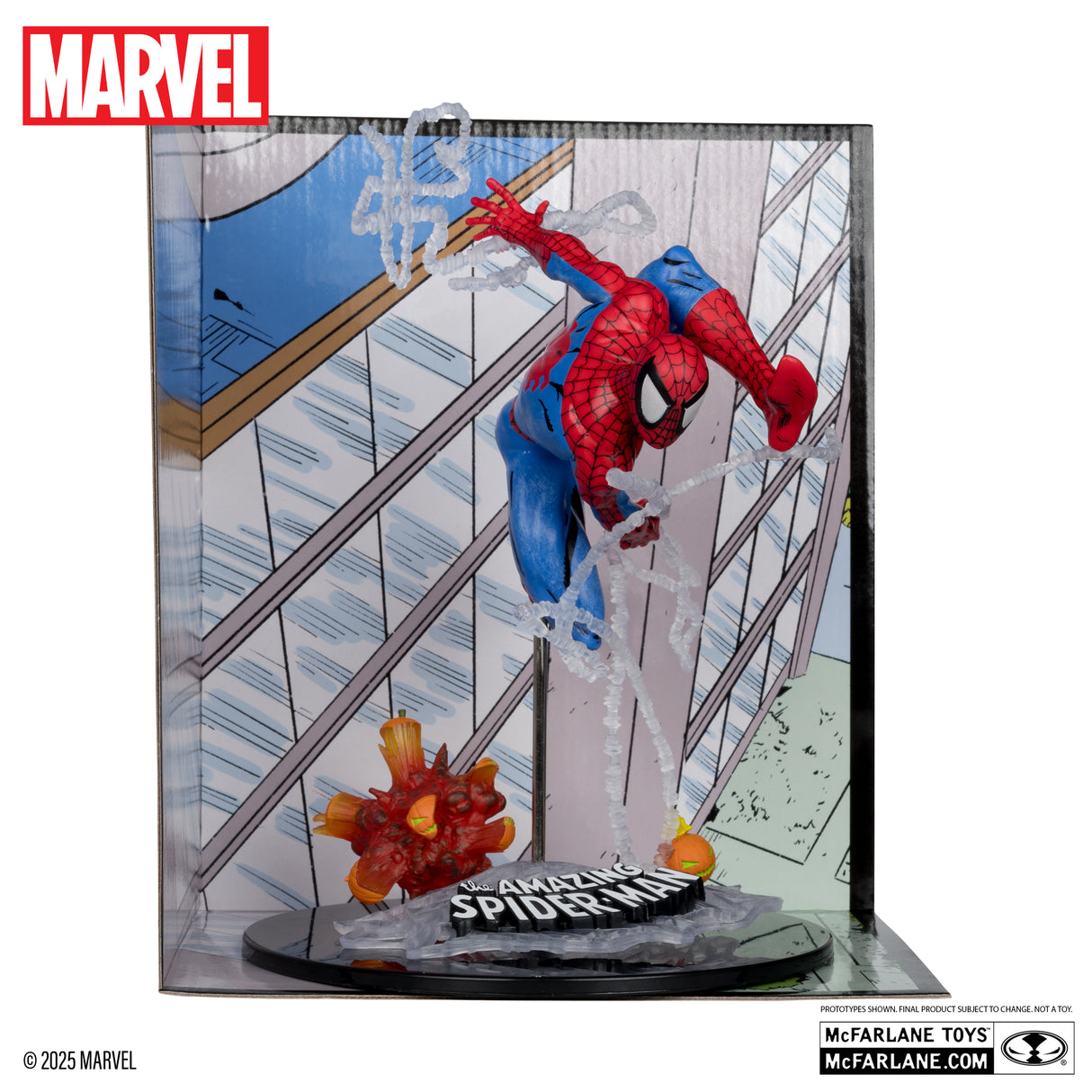 Marvel The Amazing Spider-Man #302 McFarlane Toys Diorama 1/10 Scale Statue