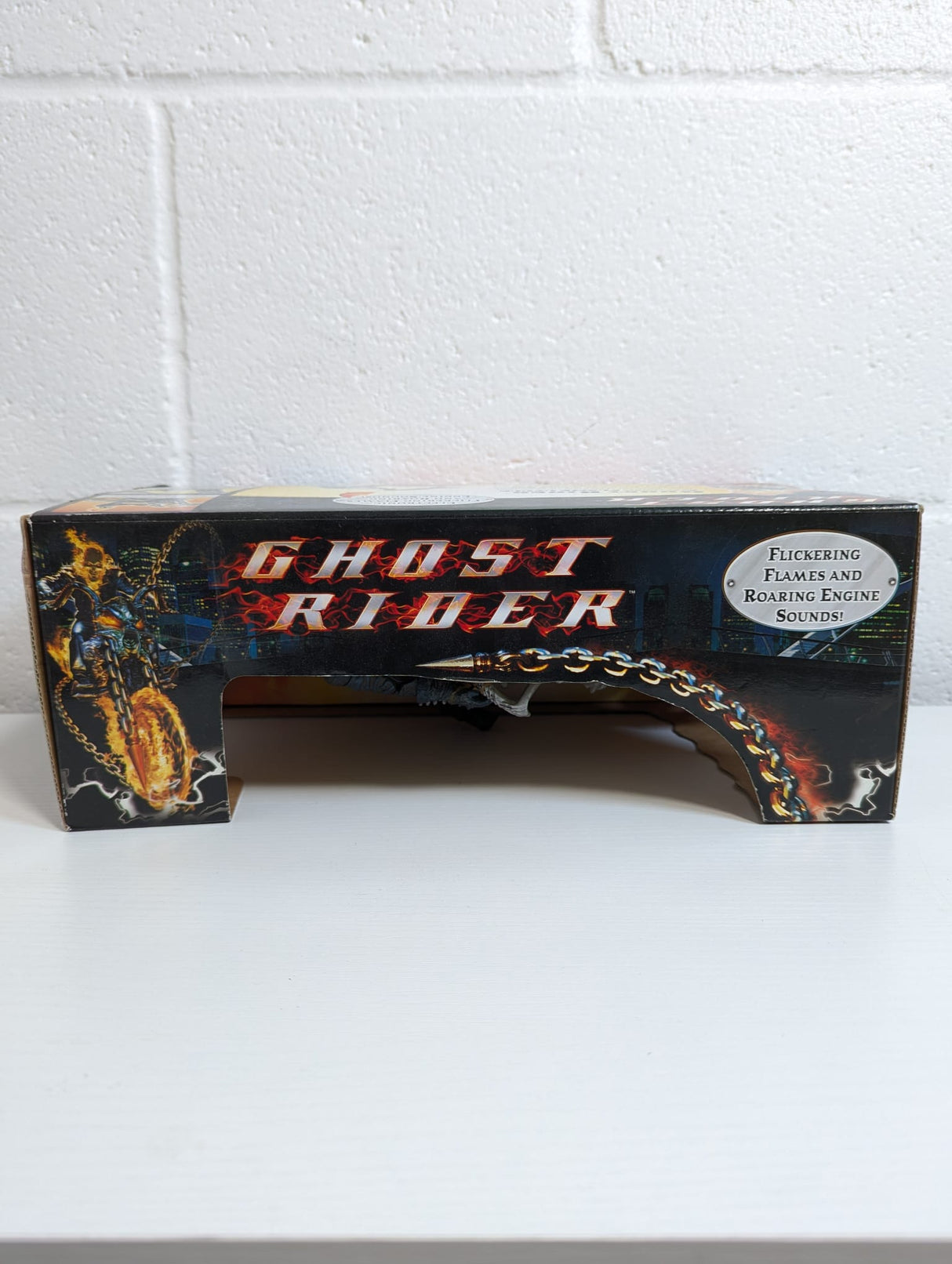 Ghost Rider Electronic Flame Cycle Hasbro 2007 Action Figure