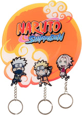 Naruto Shippuden Key Hanger With 3 Keychains