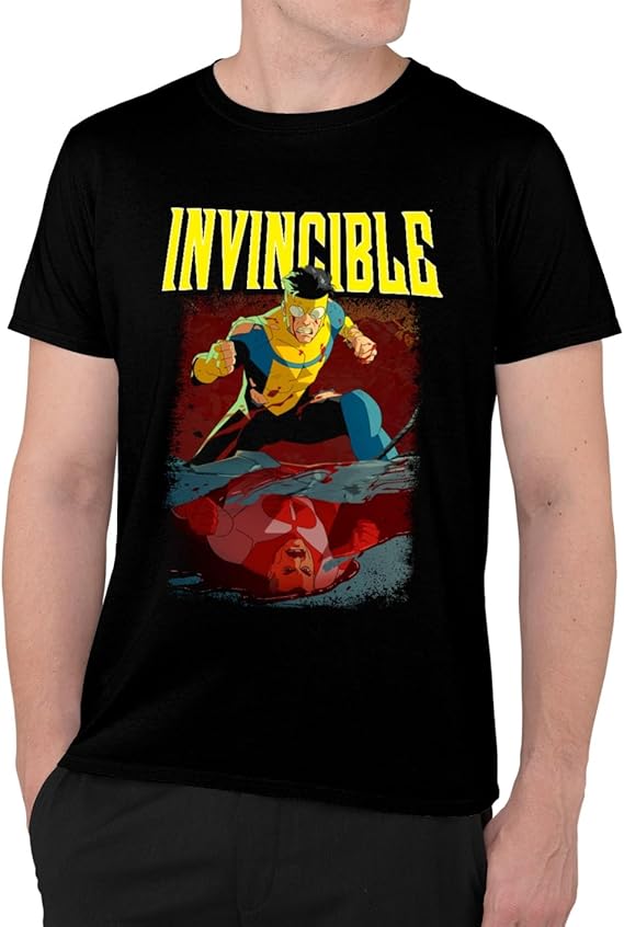 INVINCIBLE (REFLECTION) BLACK UNISEX T-SHIRT