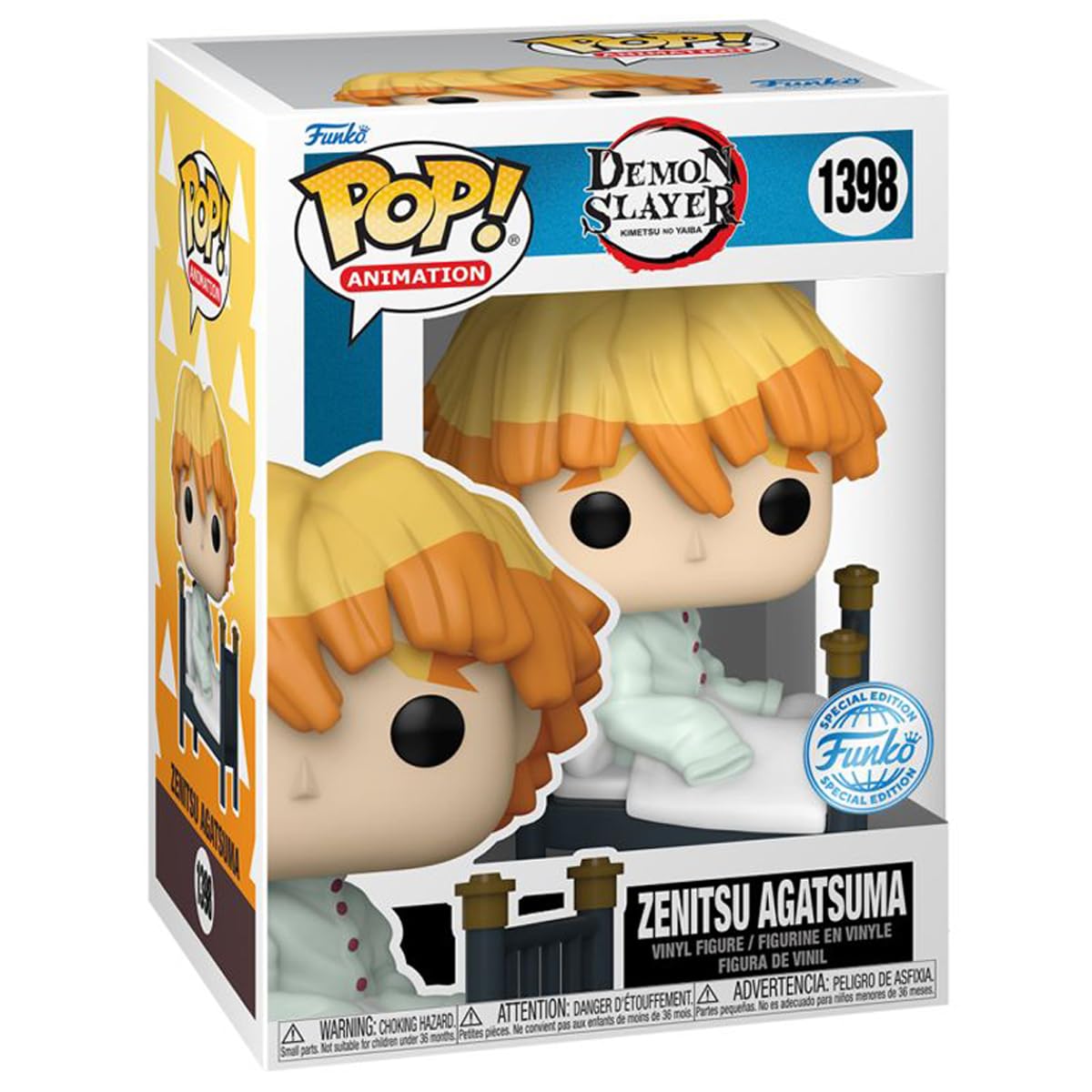 Demon Slayer Zenitsu Agatsuma (Special Edition) Funko Pop! Vinyl Figure #1398