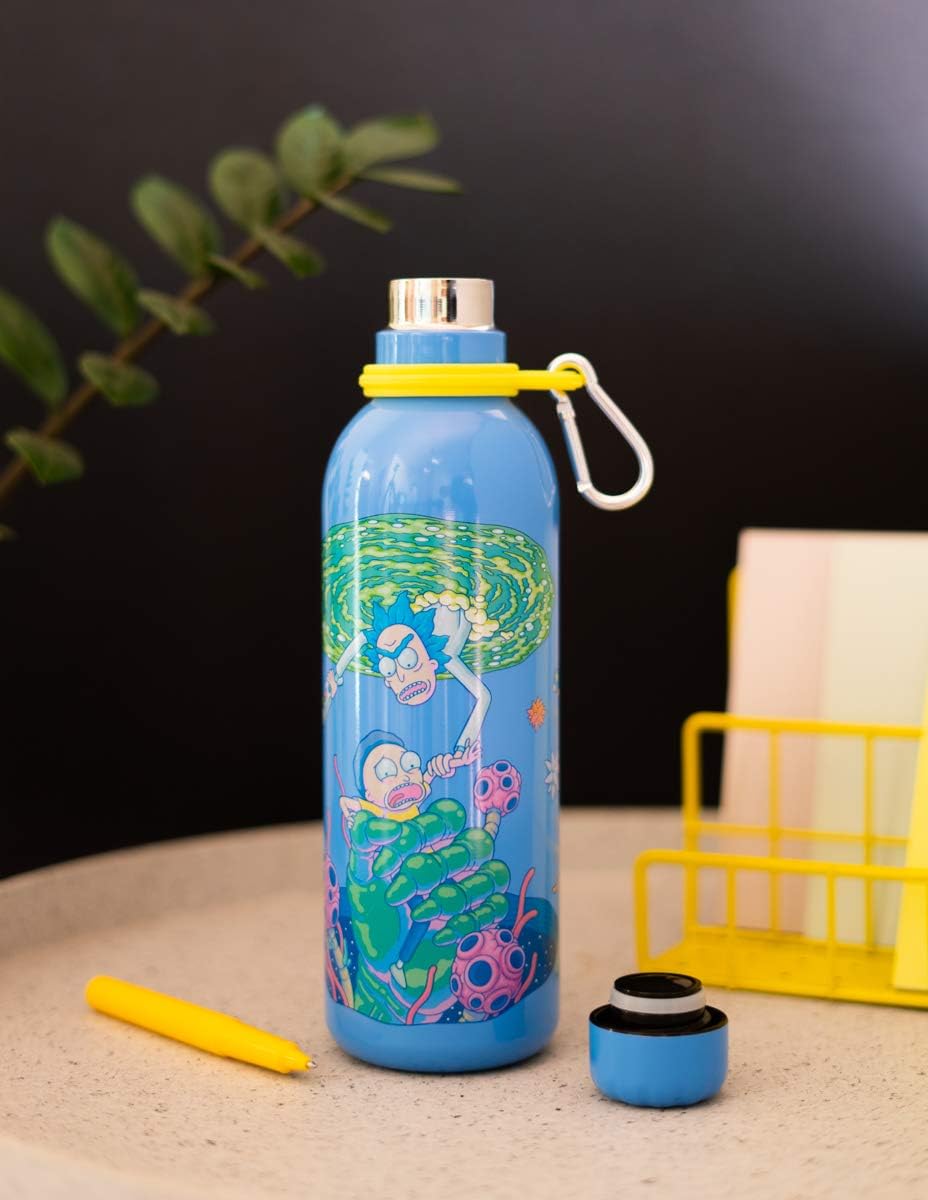 Rick & Morty Hot & Cold 500ml Metal Bottle