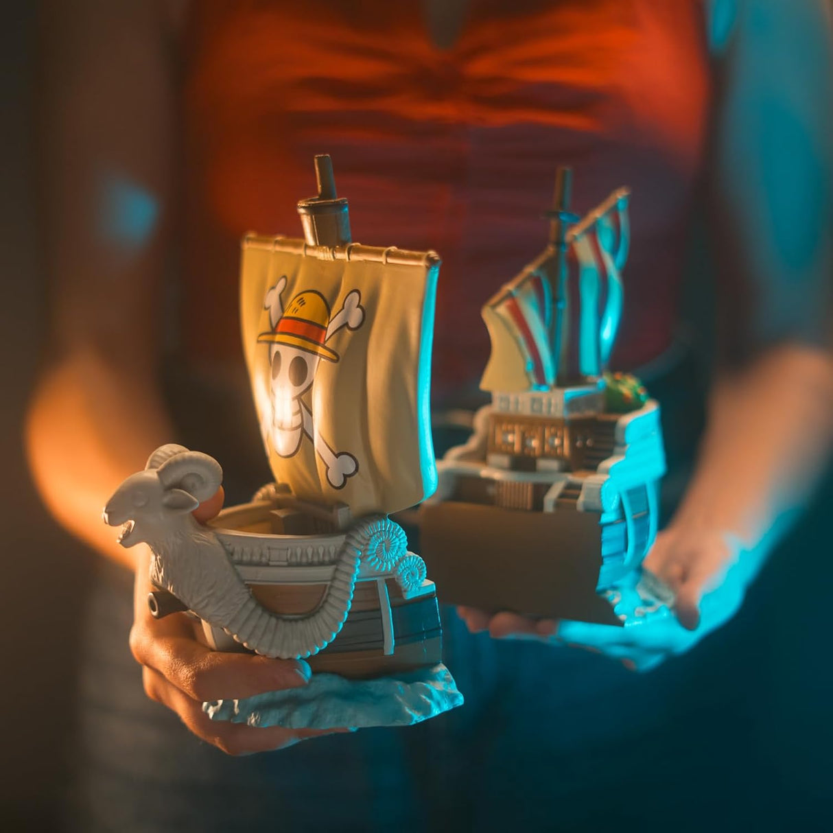 One Piece Going Merry Pirate Ship Bookends