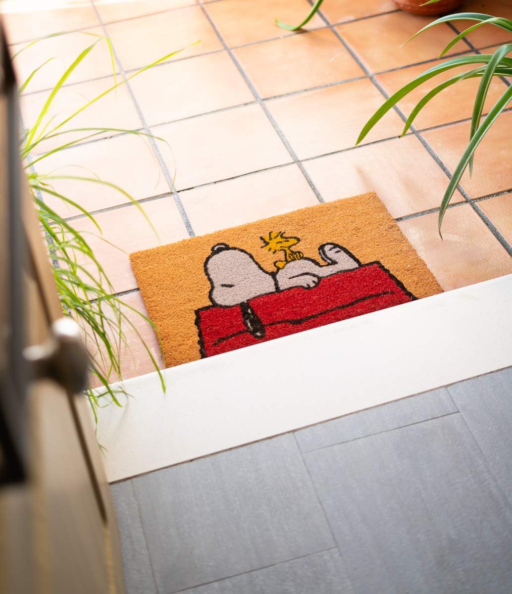 Peanuts Snoopy & Woodstock Doormat