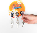 Naruto Shippuden Key Hanger With 3 Keychains