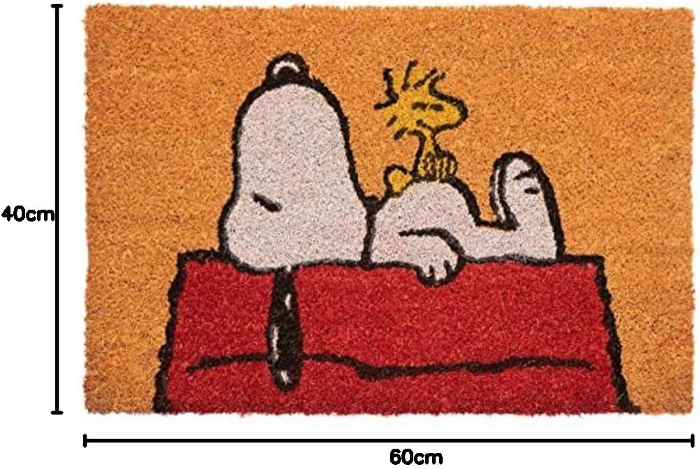 Peanuts Snoopy & Woodstock Doormat