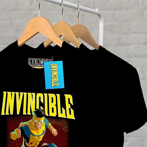 INVINCIBLE (REFLECTION) BLACK UNISEX T-SHIRT