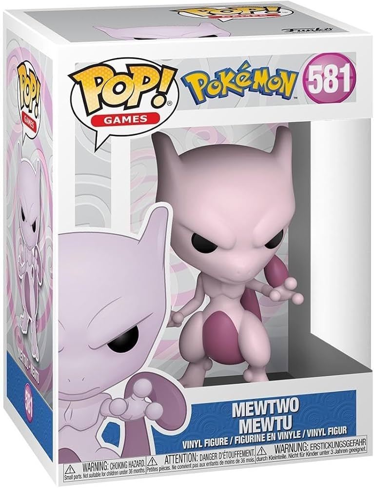 Pokemon Mewtwo (Flocked) Funko Pop! Vinyl Figure #581