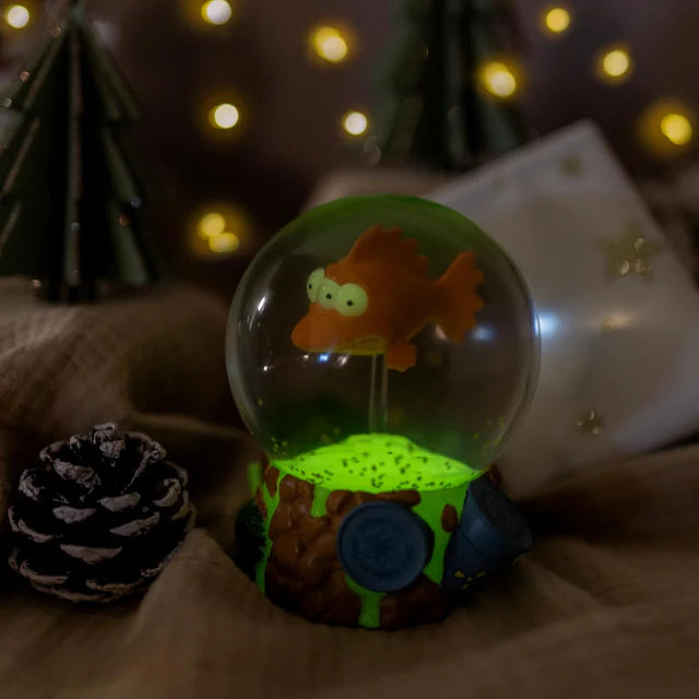The Simpsons Blinky The Three Eyed Fish Snow Globe