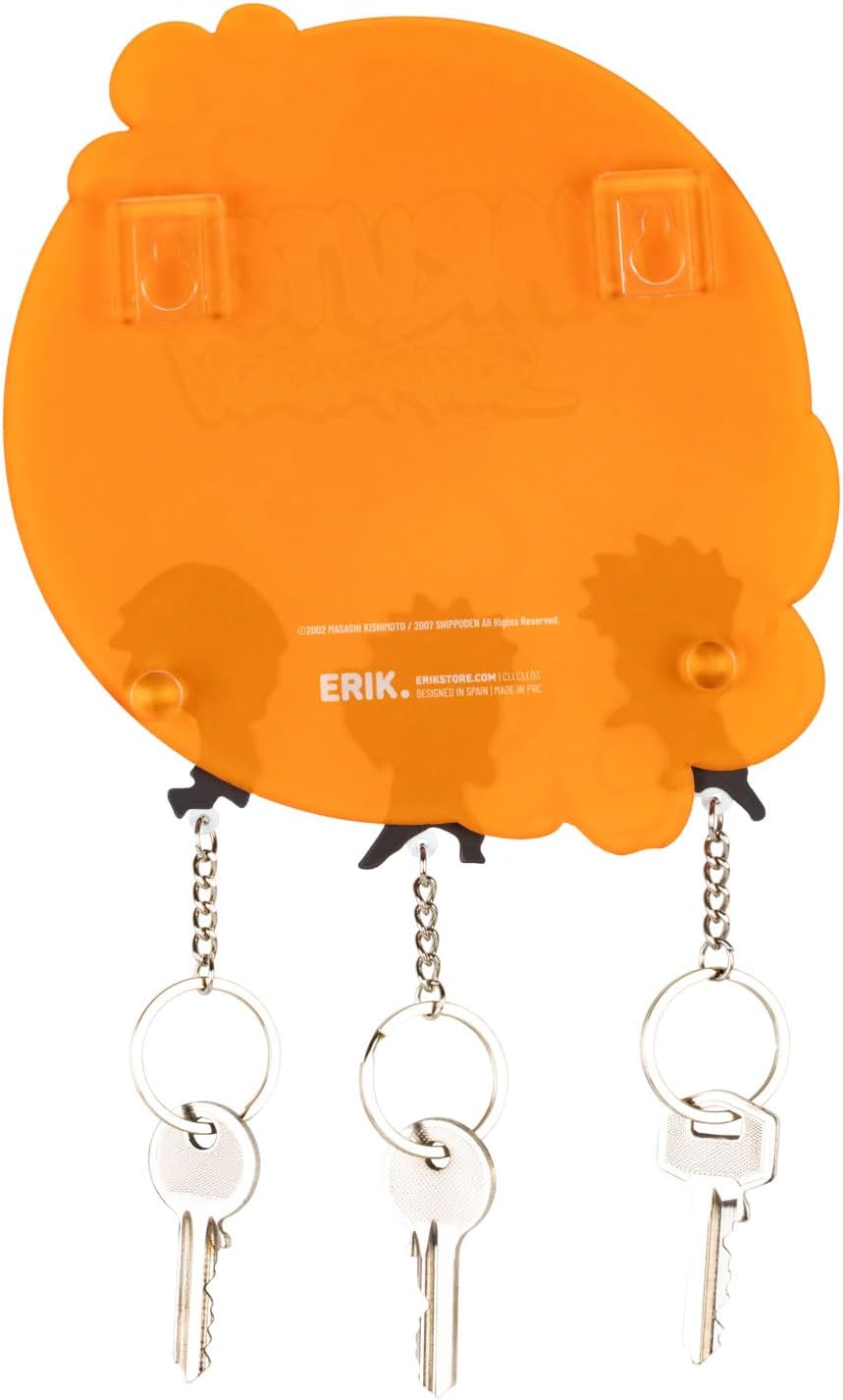 Naruto Shippuden Key Hanger With 3 Keychains