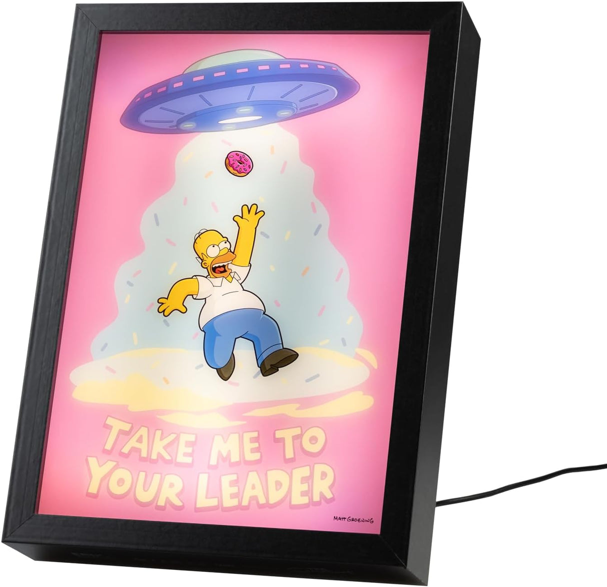 The Simpsons Framed LED Mood Light Print