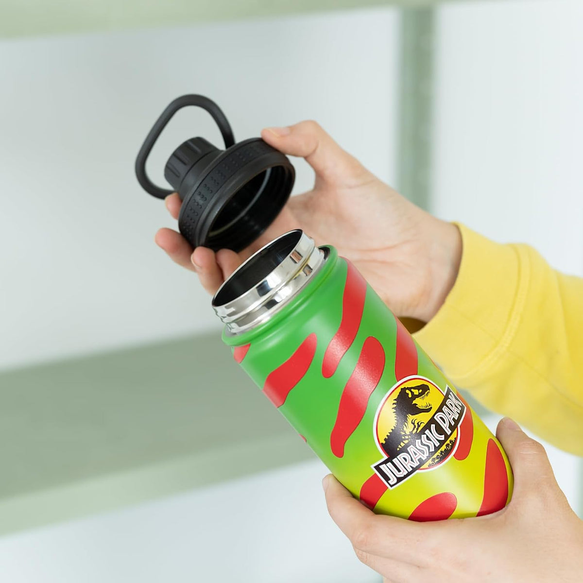Jurassic Park Metallic Bottle Hot & Cold 500ml