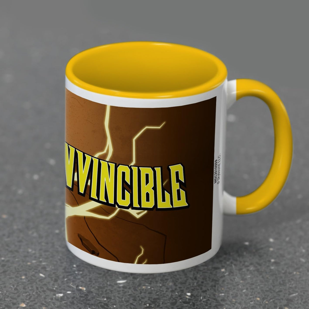 INVINCIBLE (LIGHTNING) YELLOW COLOURED INNER POD MUG