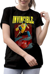 INVINCIBLE (REFLECTION) BLACK UNISEX T-SHIRT