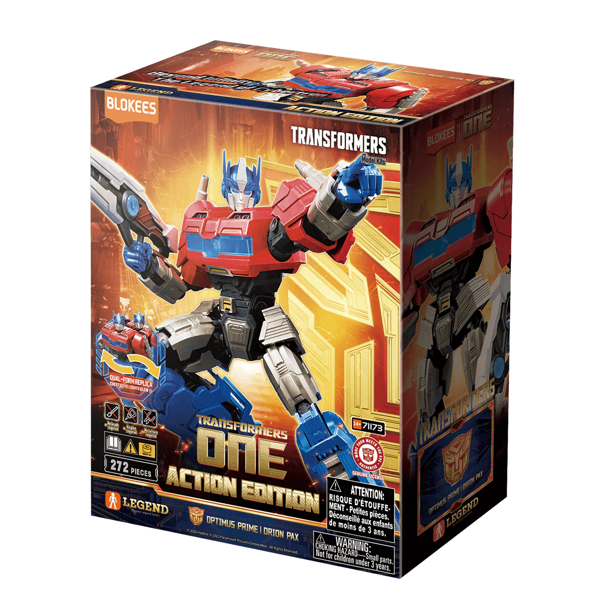 Transformers One Optimus Prime / Orion Pax Action Edition Blokees Model Kit