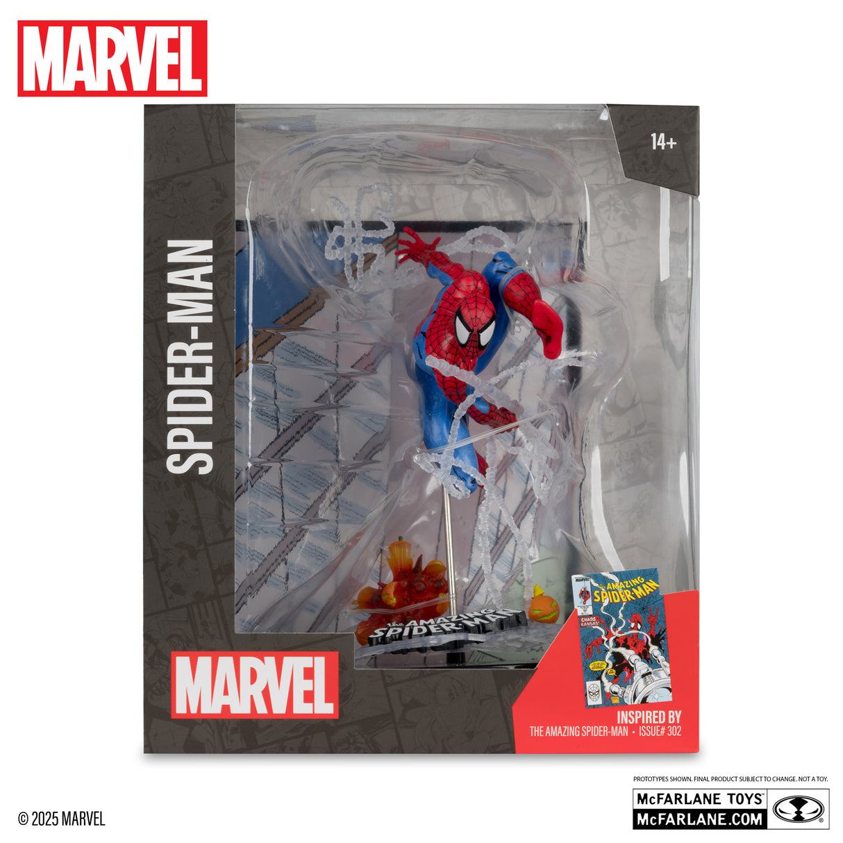Marvel The Amazing Spider-Man #302 McFarlane Toys Diorama 1/10 Scale Statue
