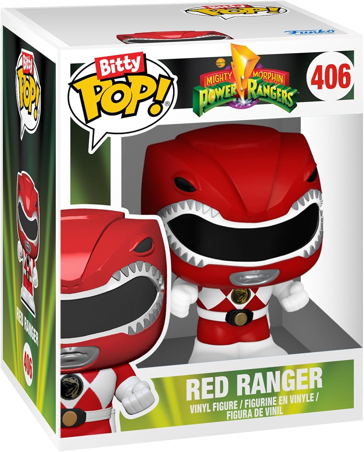 Mighty Morphin Power Rangers Megazord With Red Ranger Funko Bitty Pop! Vinyl Figure