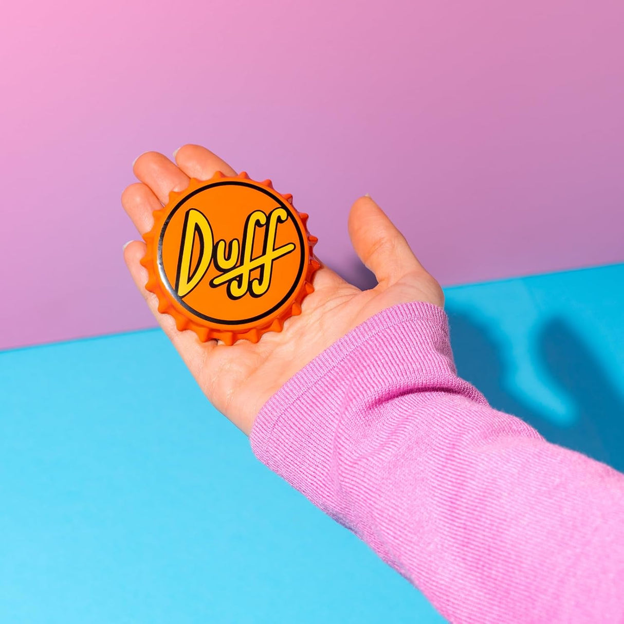 The Simpsons Duff Cap Bottle Opener Magnet