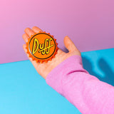 The Simpsons Duff Cap Bottle Opener Magnet