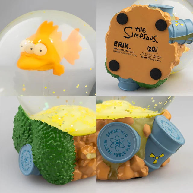 The Simpsons Blinky The Three Eyed Fish Snow Globe