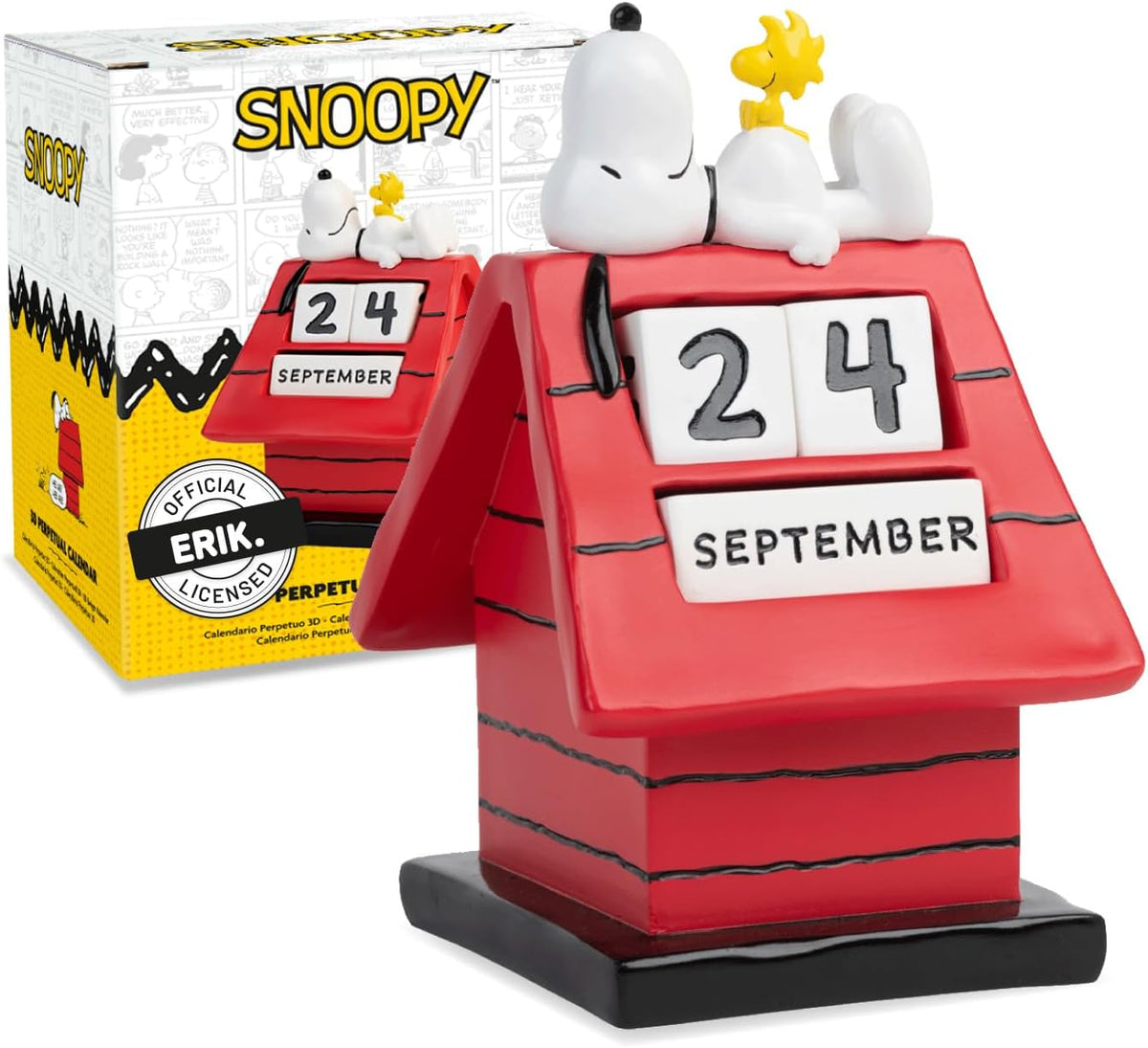 Peanuts Snoopy Doghouse 3D Perpetual Calendar