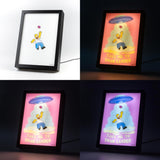 The Simpsons Framed LED Mood Light Print