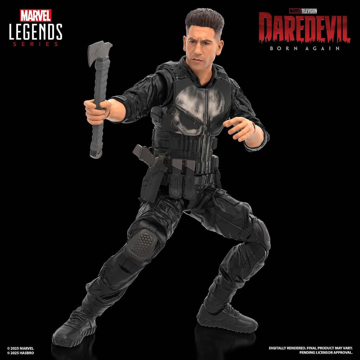 Marvel Legends Daredevil Born Again Punisher 2026 Hasbro 6" Action Figure