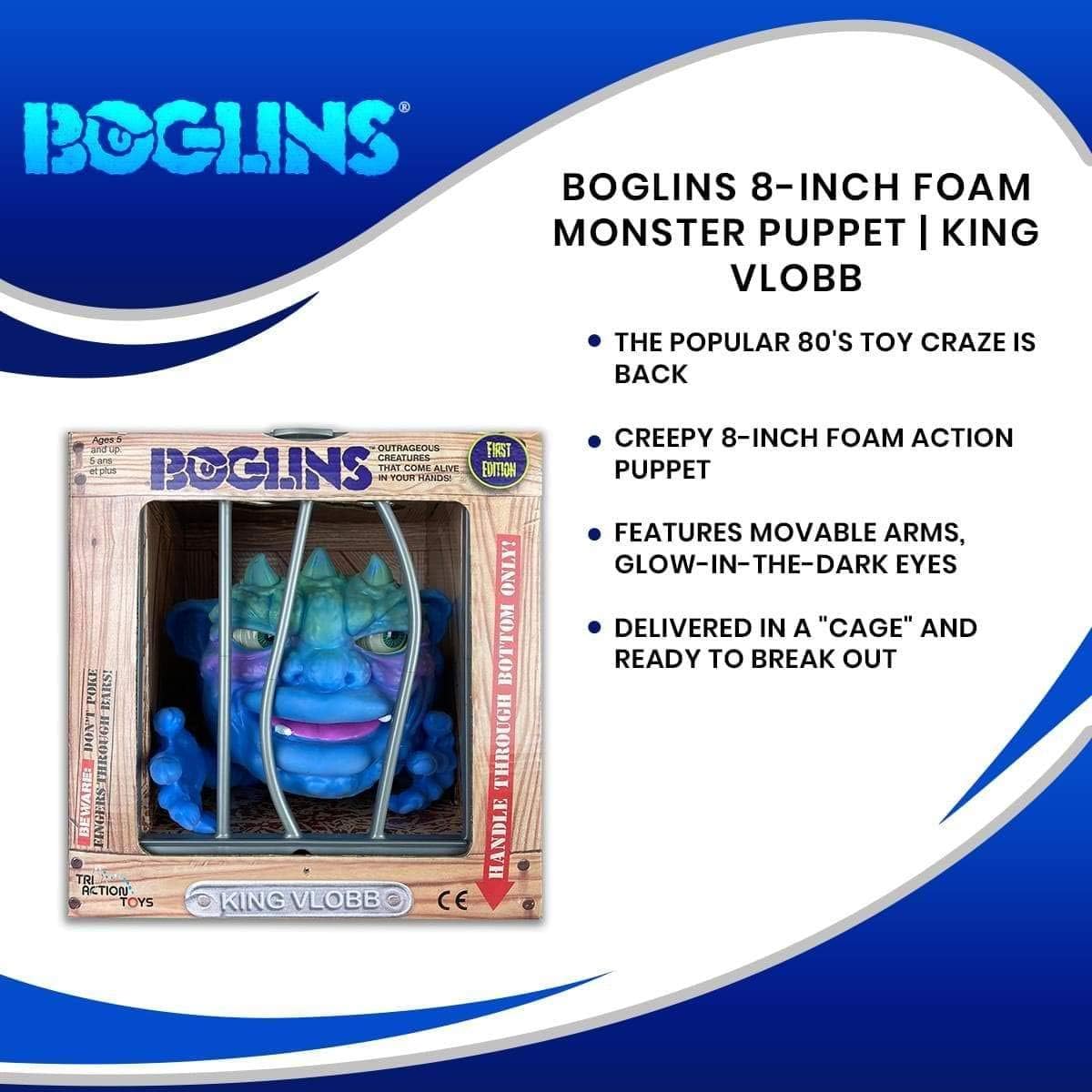 Boglins King Vlobb 8" Collectible Action Figure
