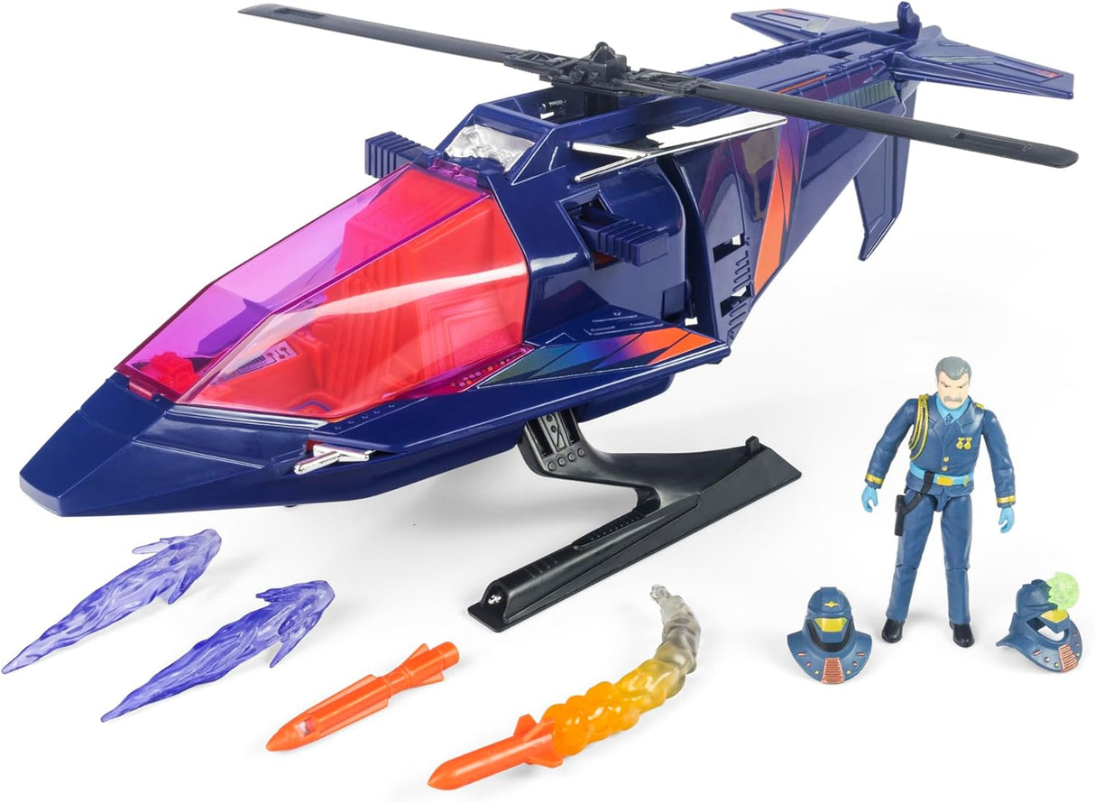 MASK High Tech Helicopter With Miles Mayhem Action Figure