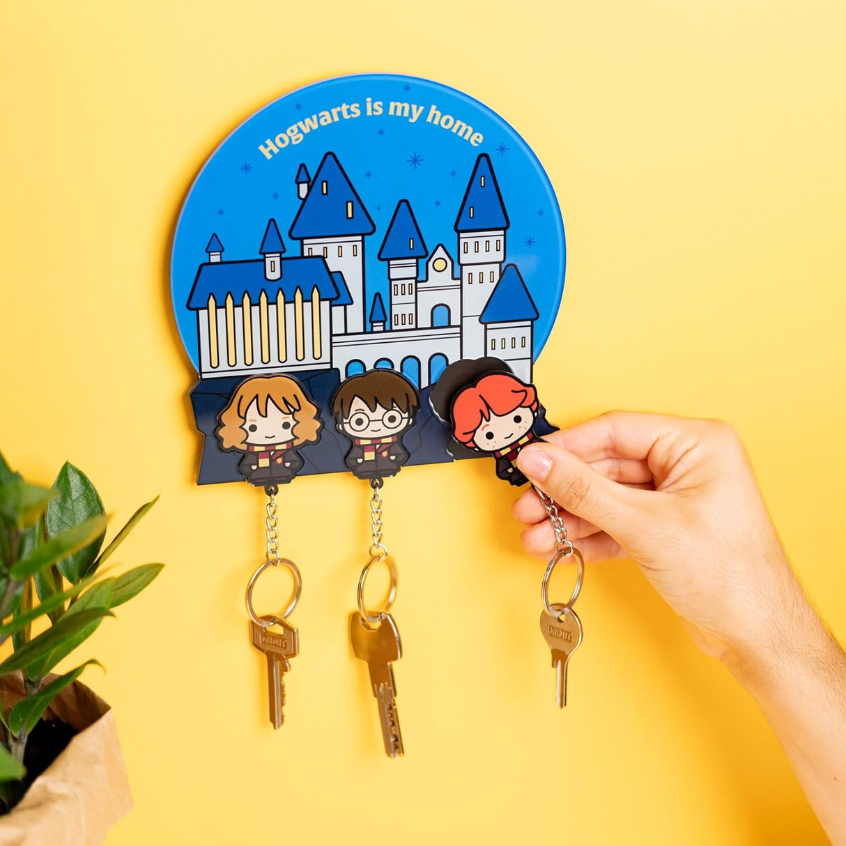 Harry Potter Key Hanger With 3 Keychains