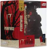 IT Welcome To Derry Movie Maniacs PVC Statue Pennywise Flashback Gold Label-16cm
