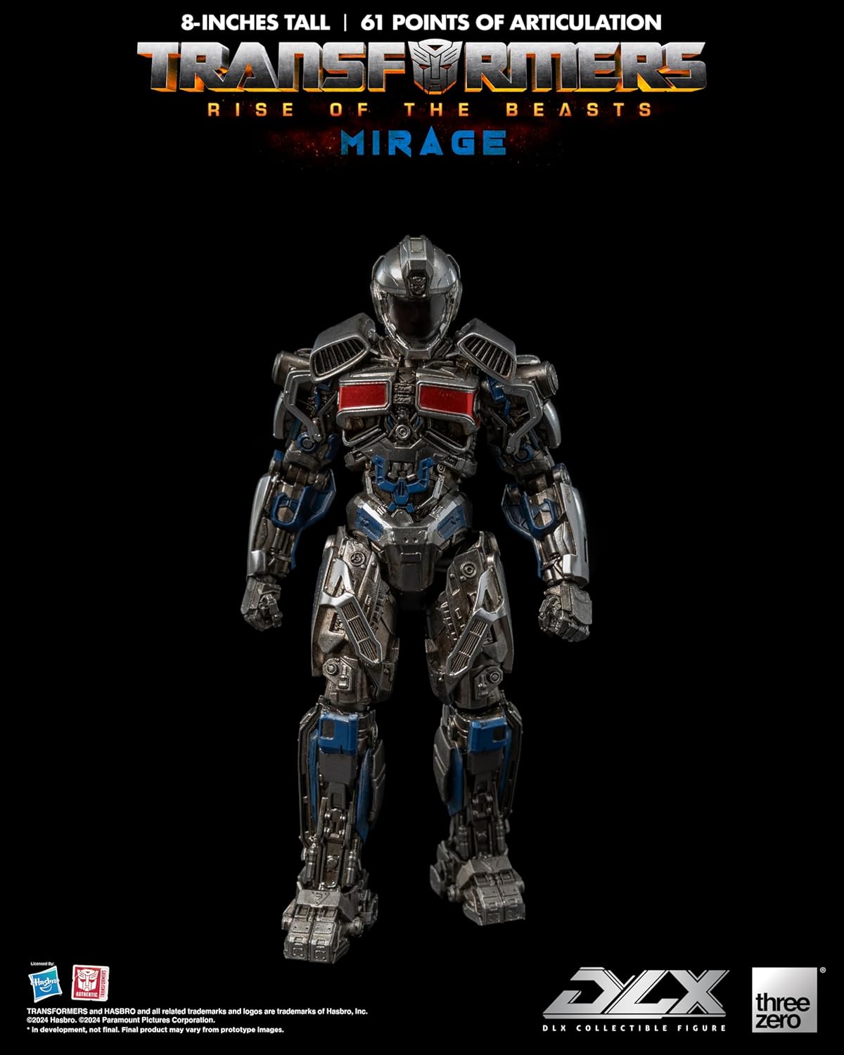 Transformers Rise of the Beasts Mirage DLX threezero Hasbro Action Figure