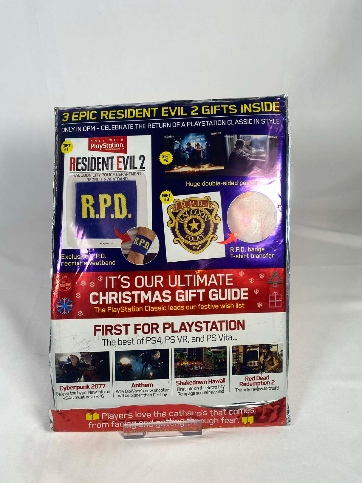 PlayStation Official Magazine UK #156 Resident Evil 2 Collector's Issue (Sealed With Free Gifts)
