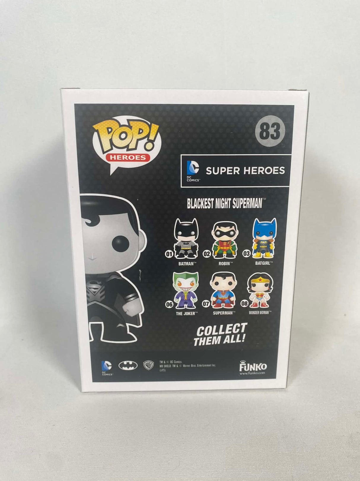 DC Comics Blackest Night Superman (Gold) (Gamestop Exclusive) Funko Pop! Vinyl Figure #83