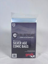 Geek Out Collecticare Silver Age Comic Bags (100-Pack)