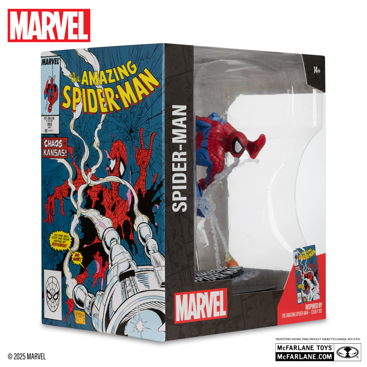 Marvel The Amazing Spider-Man #302 McFarlane Toys Diorama 1/10 Scale Statue