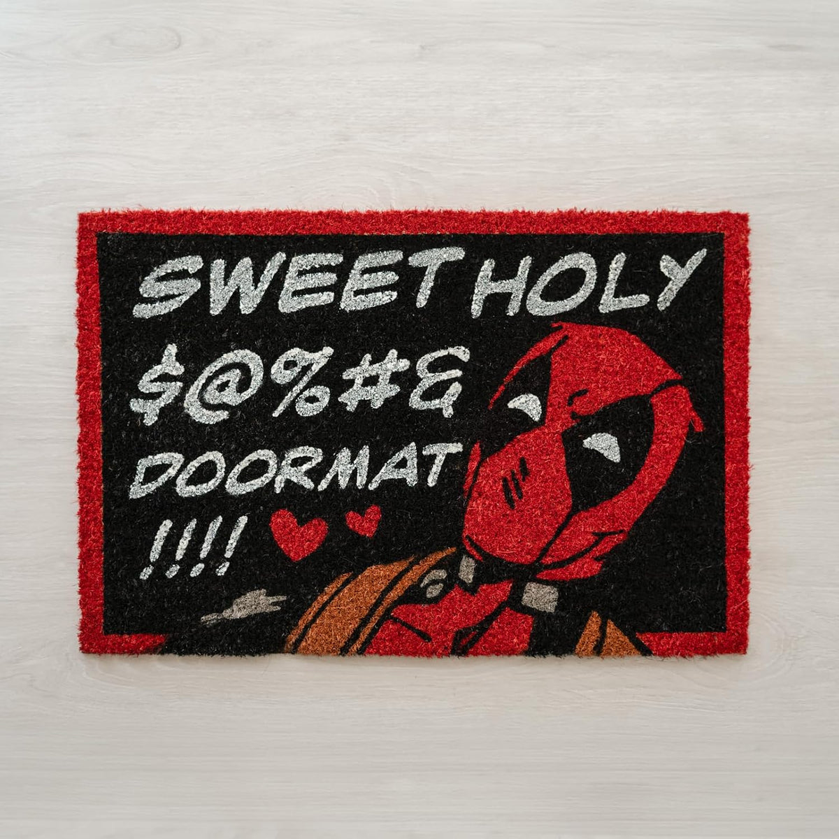 Marvel Deadpool "Sweet Holy Doormat" Door Mat
