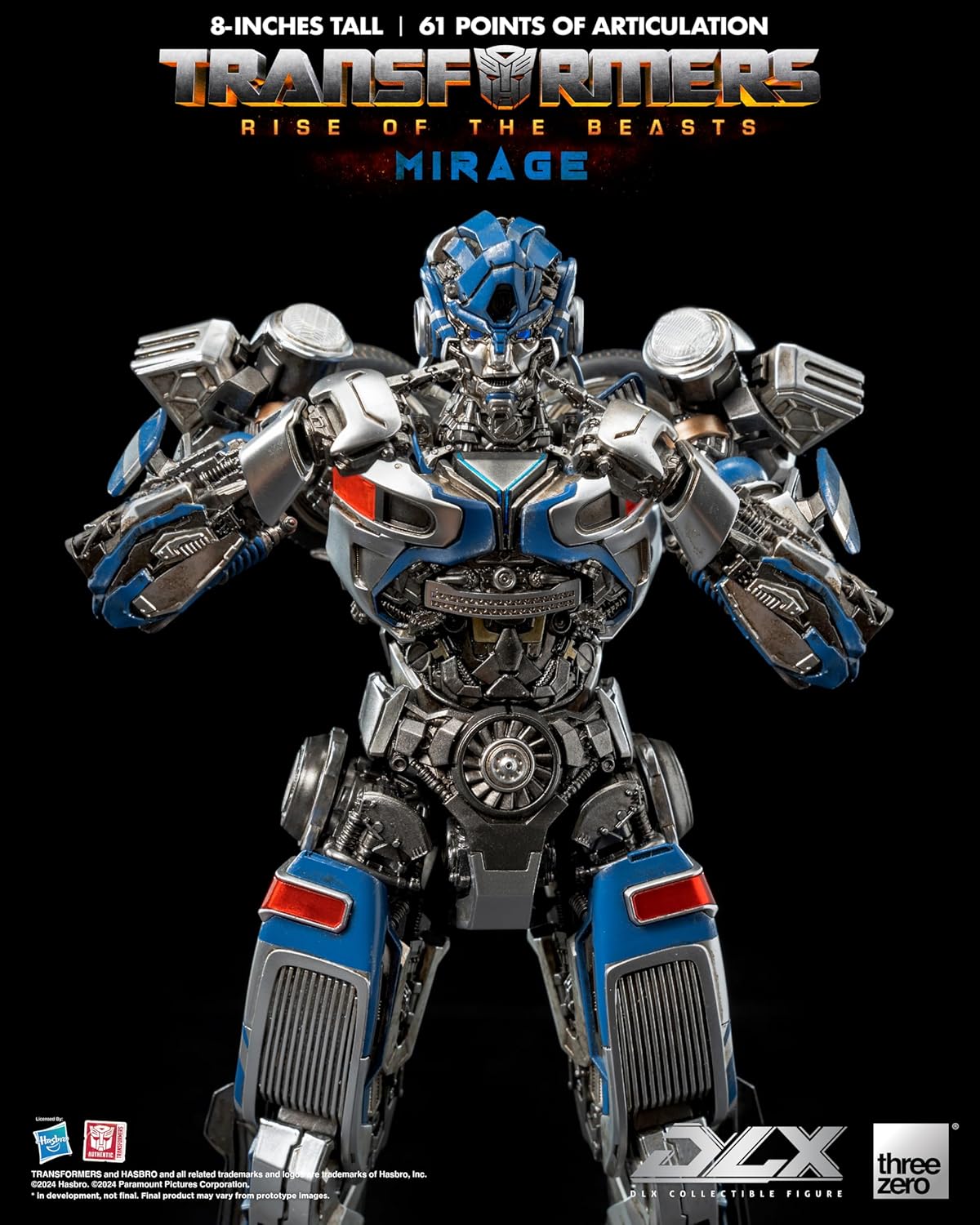 Transformers Rise of the Beasts Mirage DLX threezero Hasbro Action Figure