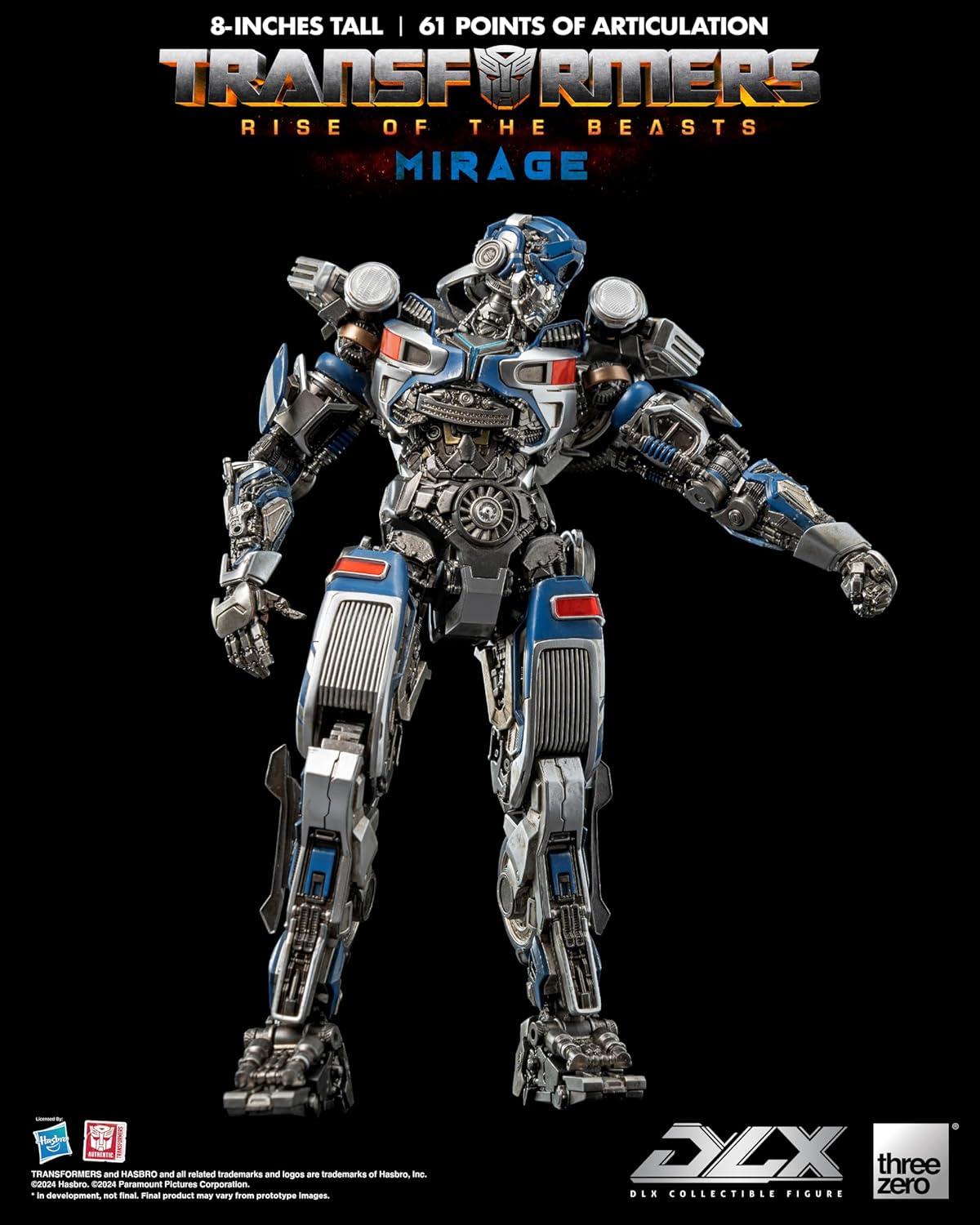 Transformers Rise of the Beasts Mirage DLX threezero Hasbro Action Figure